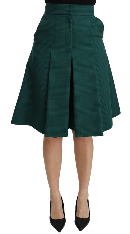 Dolce & Gabbana Elegant High Waist Knee Length Skirt - The Home of Luxury