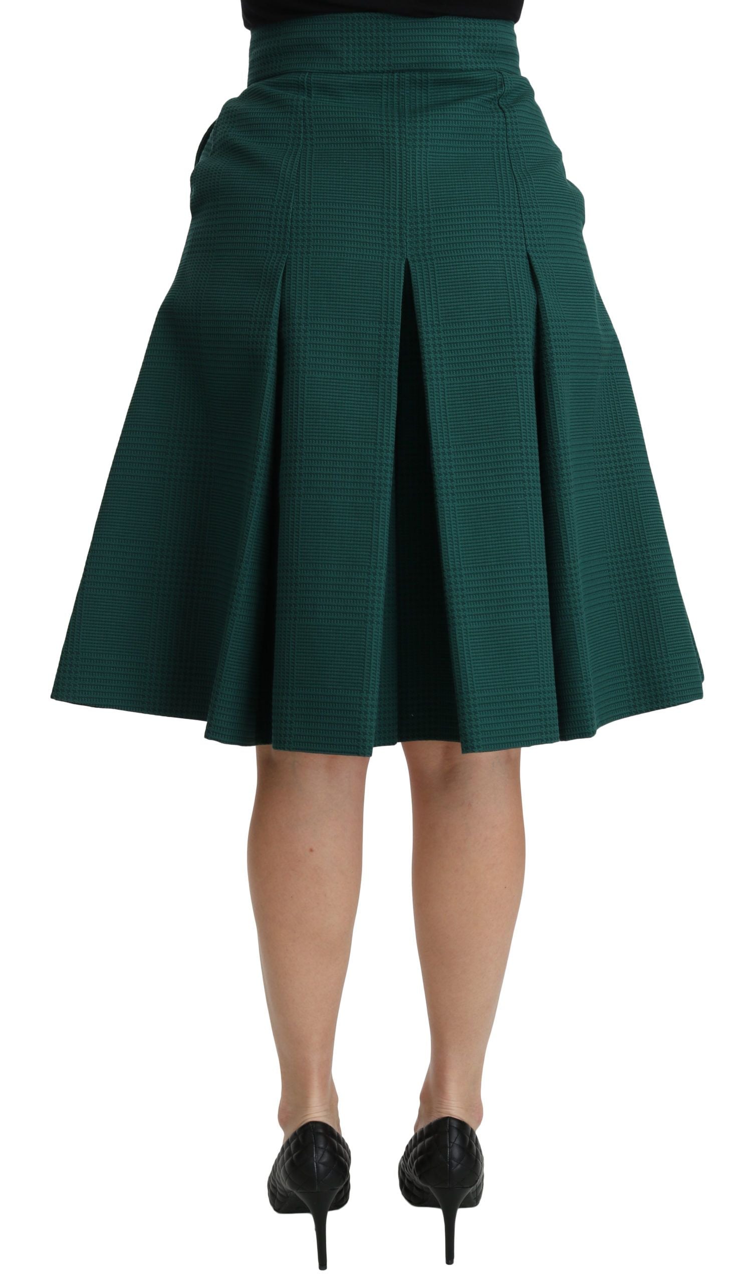 Dolce & Gabbana Elegant High Waist Knee Length Skirt - The Home of Luxury