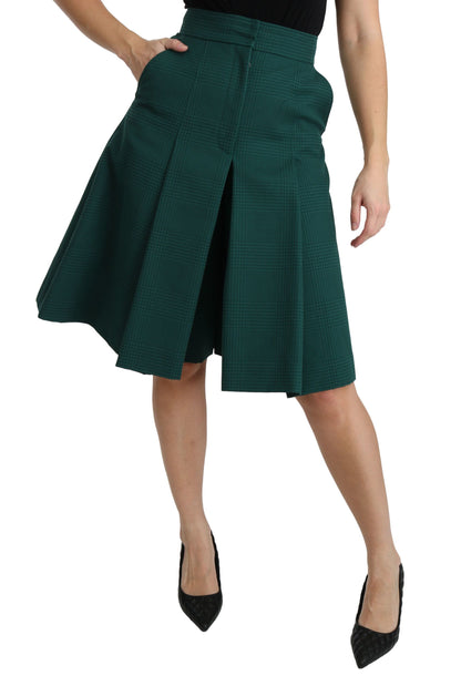 Dolce & Gabbana Elegant High Waist Knee Length Skirt - The Home of Luxury