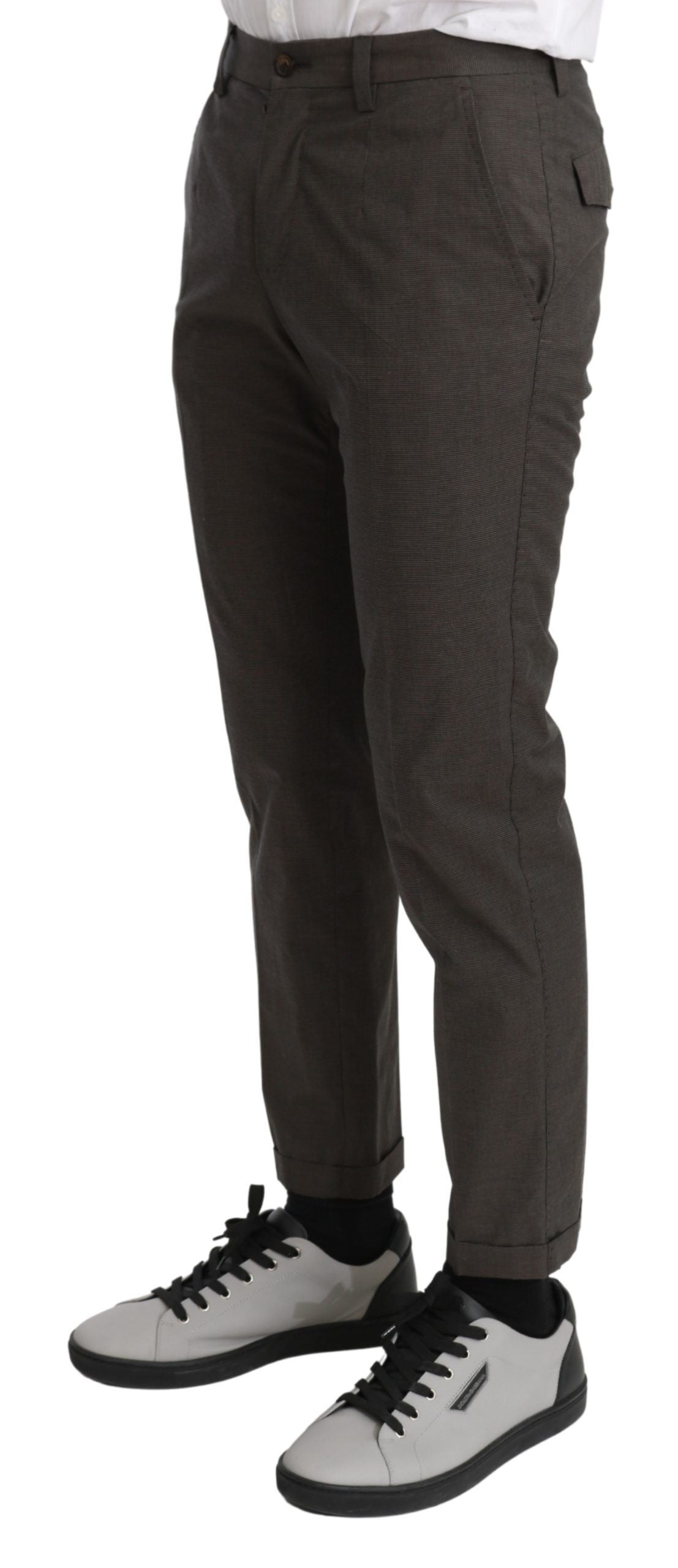 Dolce & Gabbana Elegant Brown Casual Pants - The Home of Luxury