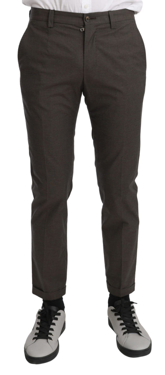 Dolce & Gabbana Elegant Brown Casual Pants - The Home of Luxury