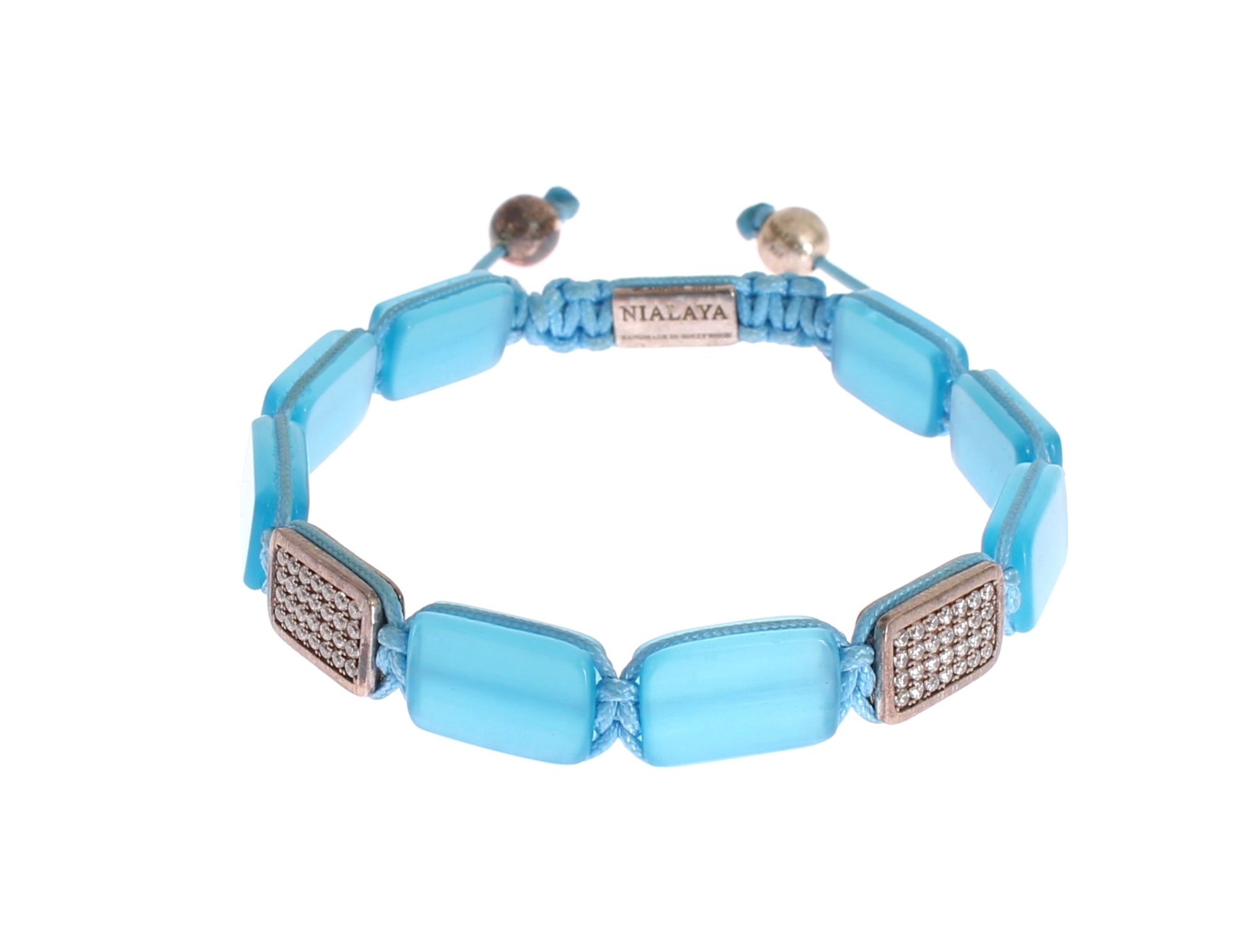 Chic Nialaya Diamond & Opal Beaded Bracelet - The Home of Luxury