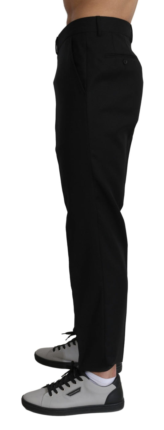 Dolce & Gabbana Elegant Slim Fit Formal Trousers - The Home of Luxury