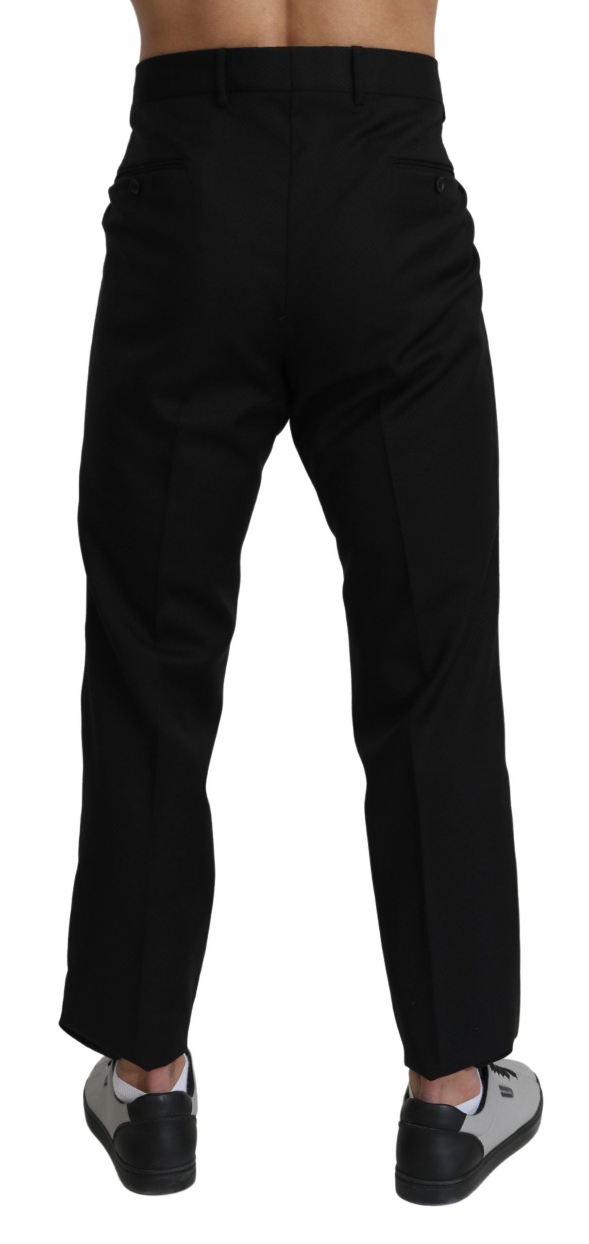 Dolce & Gabbana Elegant Slim Fit Formal Trousers - The Home of Luxury