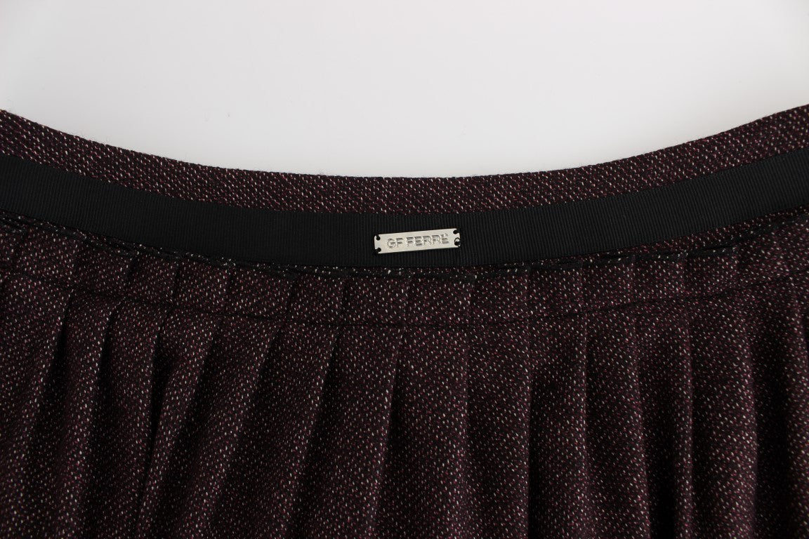 GF Ferre Chic Purple Mini Skirt for Elegant Evenings - The Home of Luxury