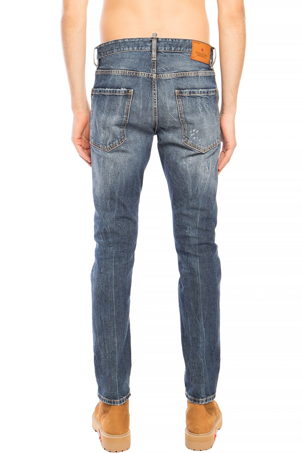 Dsquared² Navy Distressed 'Cool Guy Jean' Denim Pants - The Home of Luxury