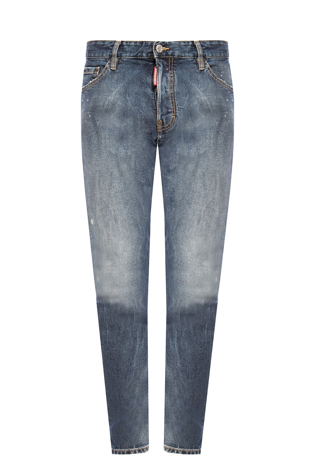 Dsquared² Navy Distressed 'Cool Guy Jean' Denim Pants - The Home of Luxury