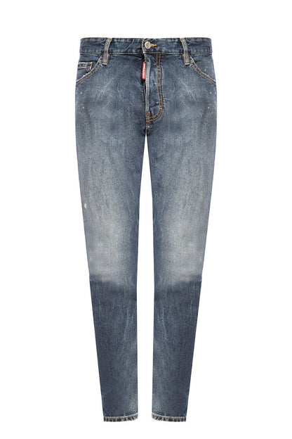 Dsquared² Navy Distressed 'Cool Guy Jean' Denim Pants - The Home of Luxury