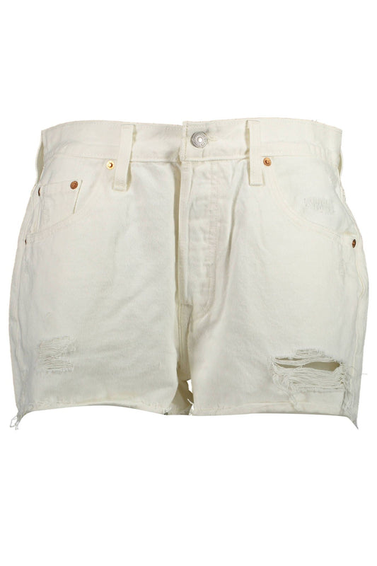 Levi's White Cotton Women Jeans