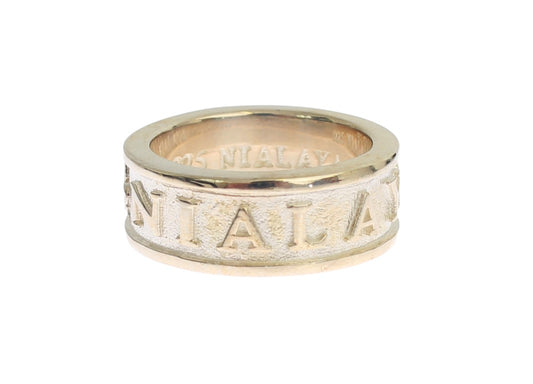 Nialaya Silver Splendor Sterling Ring for Men - The Home of Luxury