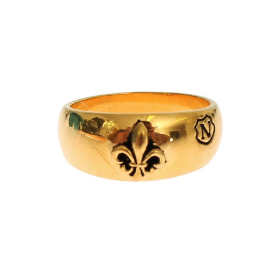 Nialaya Exclusive Gold-Plated Men's Ring - The Home of Luxury