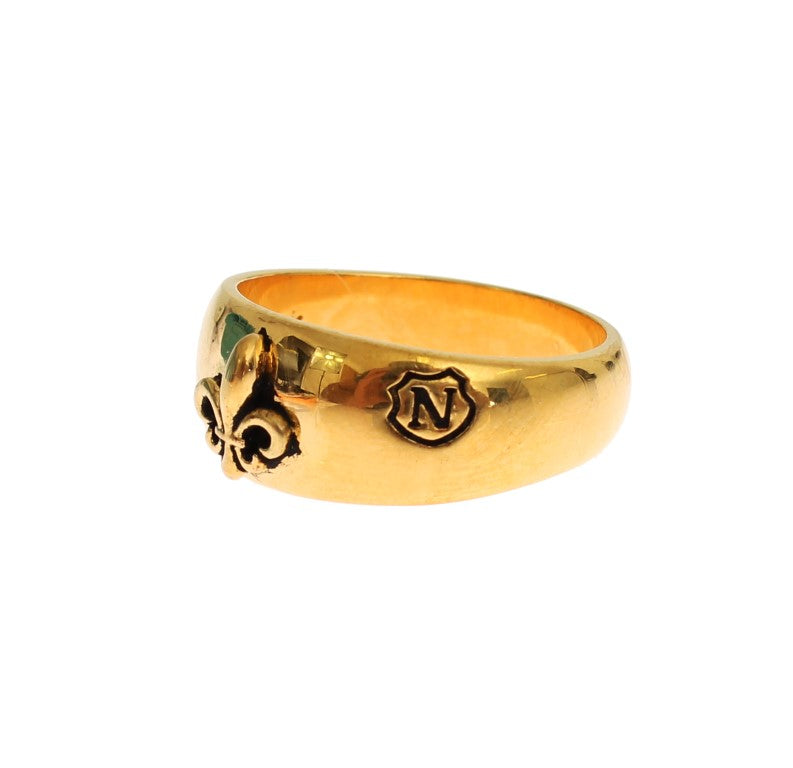 Nialaya Exclusive Gold-Plated Men's Ring - The Home of Luxury