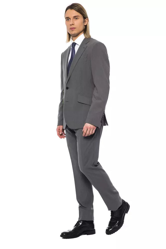 Billionaire Italian Couture Gray Wool Mens Suit - The Home of Luxury