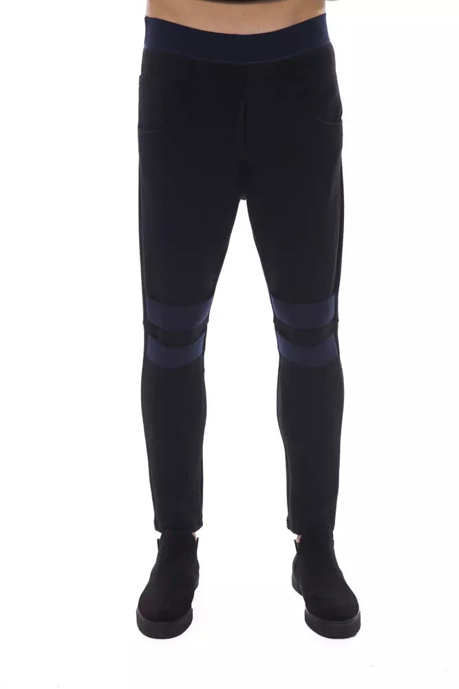 Nicolo Tonetto Black Polyamide Men Pants - The Home of Luxury