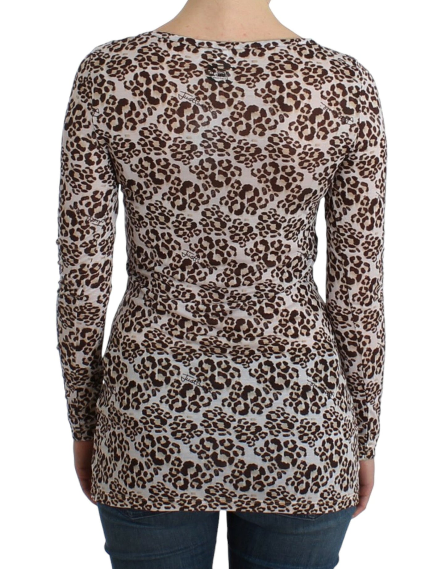 Cavalli Elegant Floral Lace Longsleeve Top - The Home of Luxury