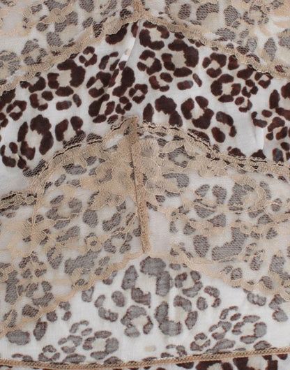 Cavalli Elegant Floral Lace Longsleeve Top - The Home of Luxury