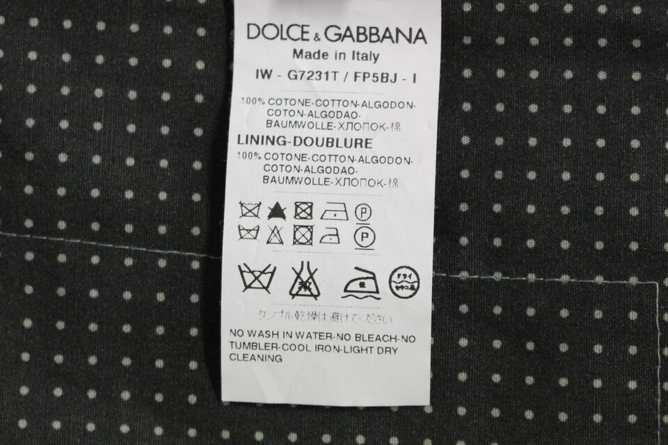 Dolce & Gabbana Elegant Gray Cotton Dress Vest - The Home of Luxury