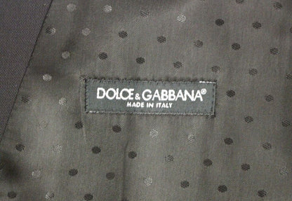 Dolce & Gabbana Elegant Black Wool Silk Dress Vest - The Home of Luxury