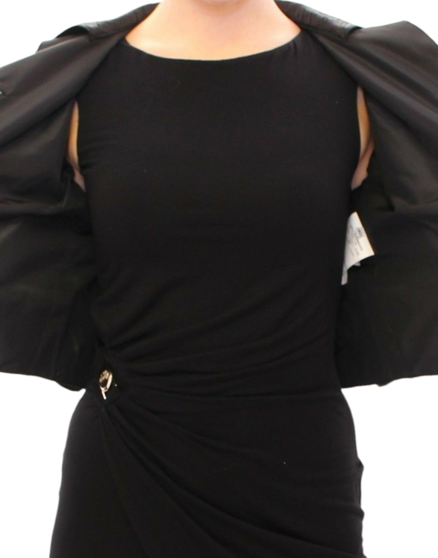 Dolce & Gabbana Elegant Black Bolero Shrug Jacket - The Home of Luxury