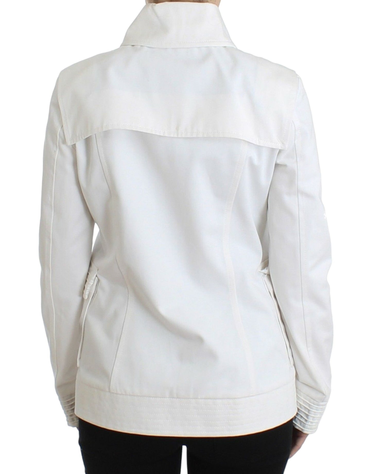 GF Ferre Chic Double Breasted Cotton Jacket - The Home of Luxury