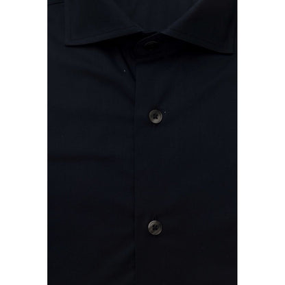 Bagutta Blue Cotton Men's Shirt