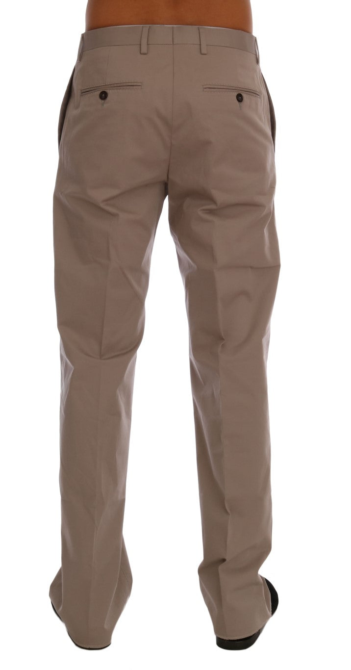 Dolce & Gabbana Chic Beige Chinos Casual Pants - The Home of Luxury