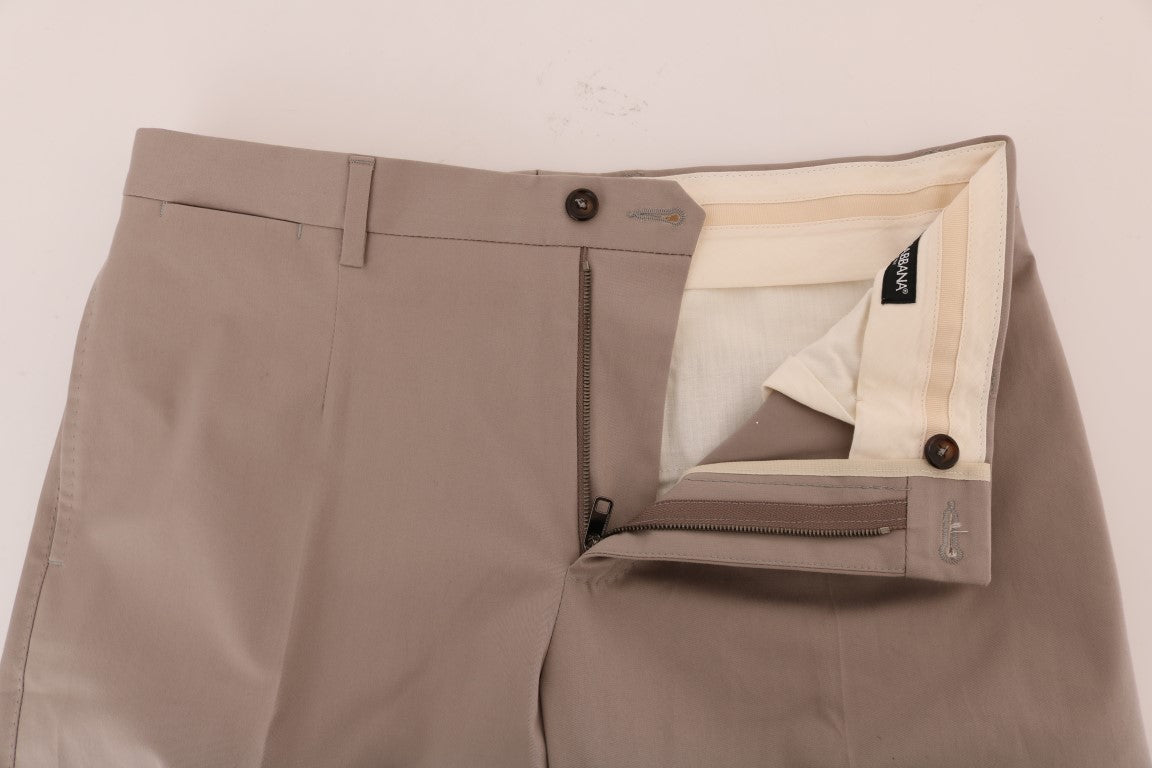 Dolce & Gabbana Chic Beige Chinos Casual Pants - The Home of Luxury