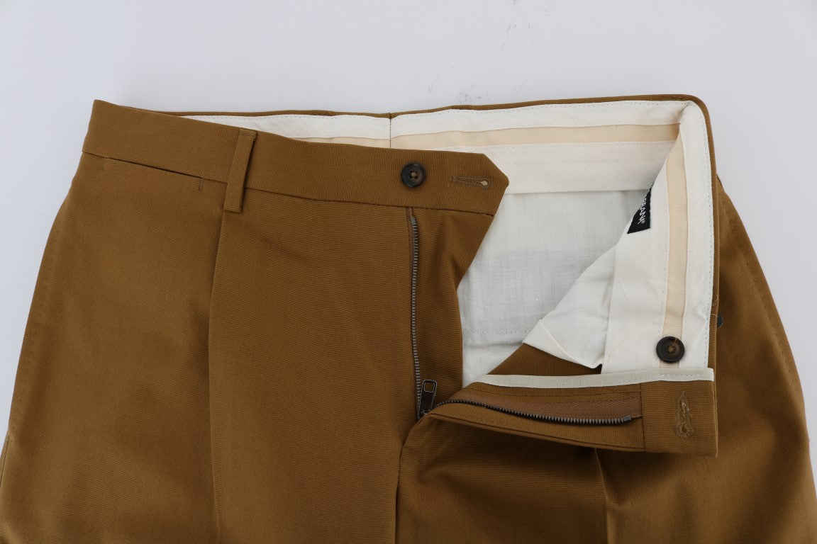 Dolce & Gabbana Elegant Brown Formal Trousers for Men - The Home of Luxury