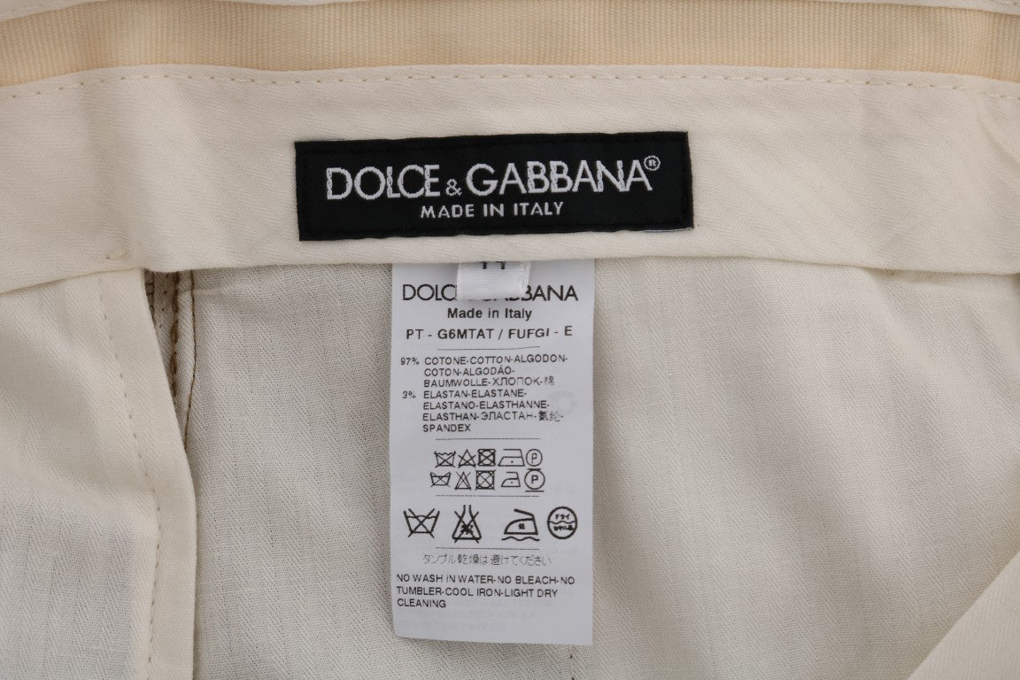 Dolce & Gabbana Elegant Brown Formal Trousers for Men - The Home of Luxury