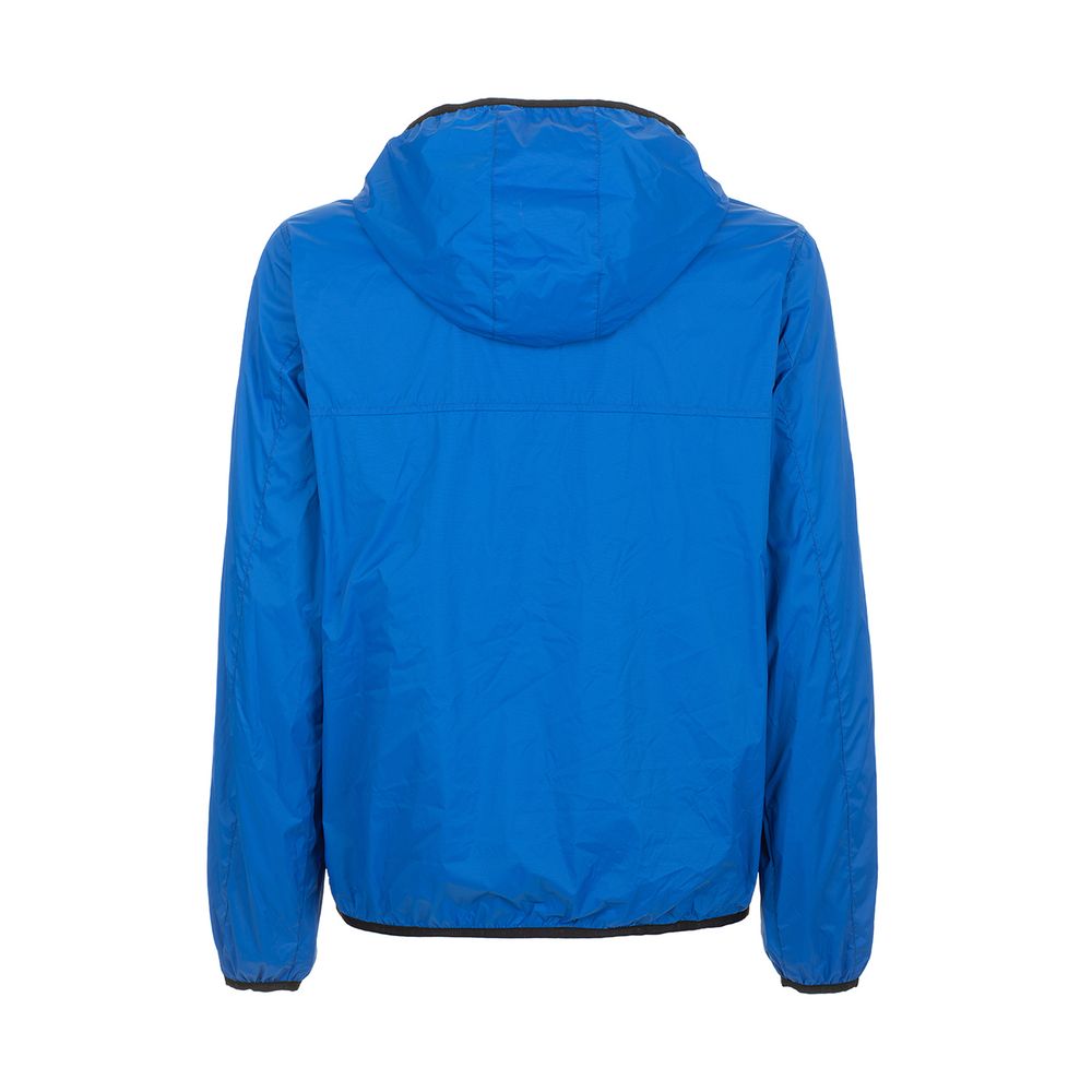 Fred Mello Sleek Light Blue Technical Jacket