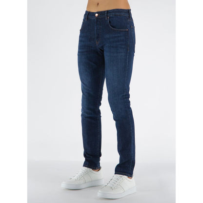 Don The Fuller Blue Cotton Men's Jeans