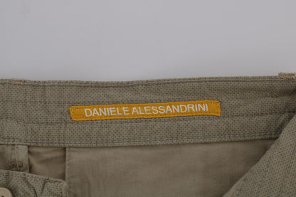 Daniele Alessandrini Beige Slim Fit Chinos for Sophisticated Style - The Home of Luxury