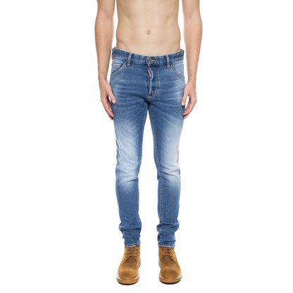 Dsquared² Blue Cotton Men's Distressed Jean - The Home of Luxury