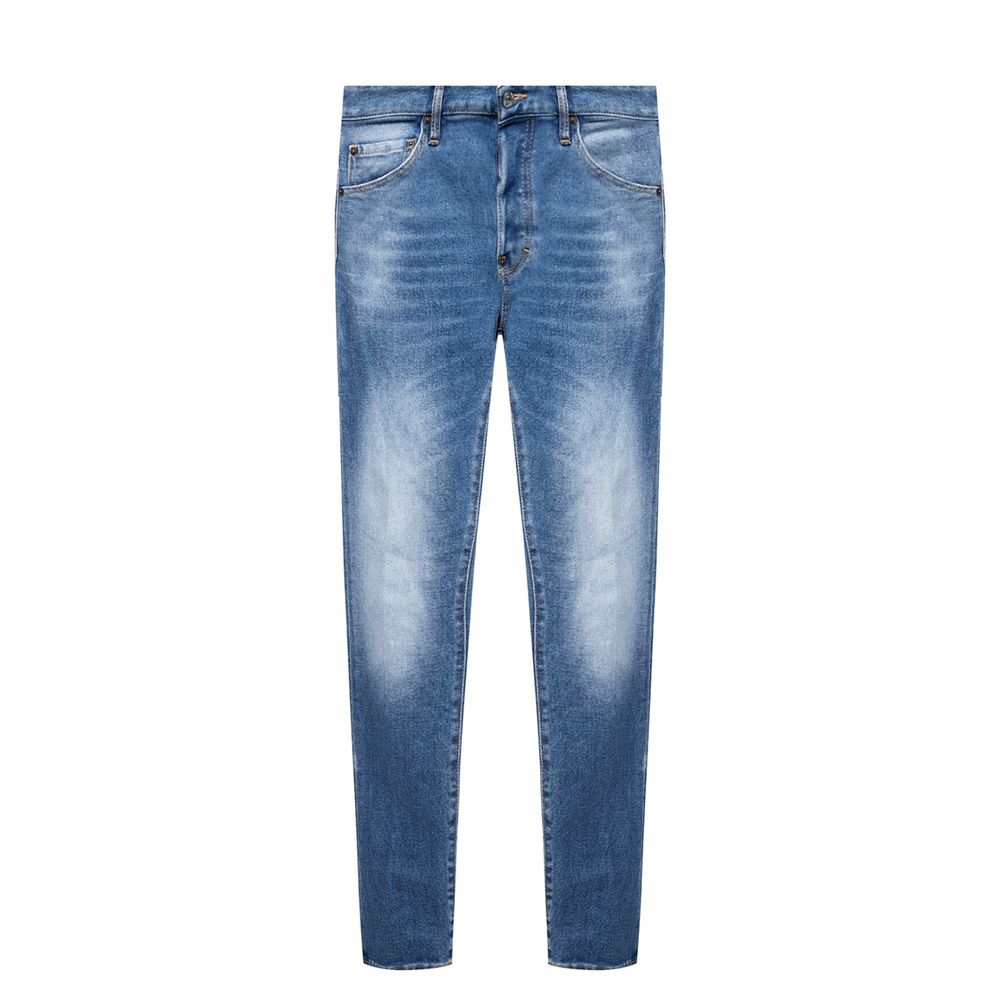 Dsquared² Blue Cotton Men's Distressed Jean - The Home of Luxury