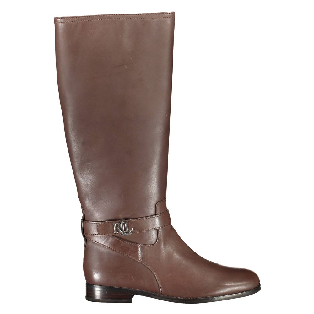 Ralph Lauren Brown Leather Boot