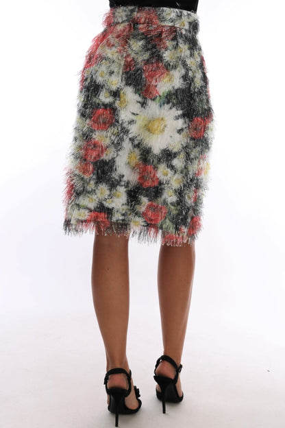 Dolce & Gabbana Floral Elegance Knee-Length Skirt - The Home of Luxury