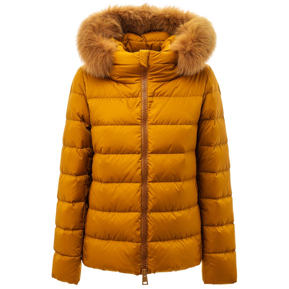 Herno Yellow Polyamide Jackets & Coat