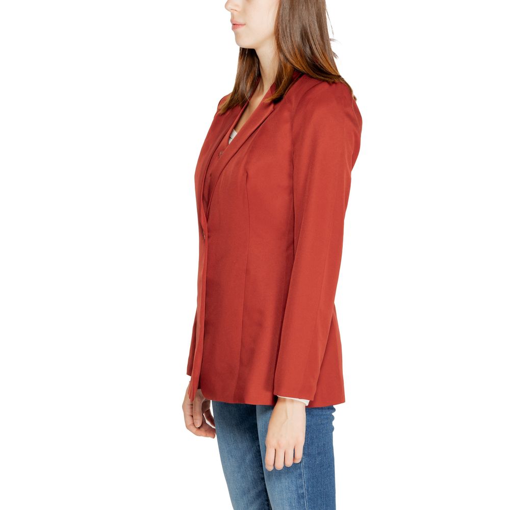 Vero Moda Red Polyester Suits & Blazer