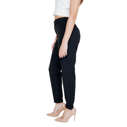 Vero Moda Black Polyester Jeans & Pant