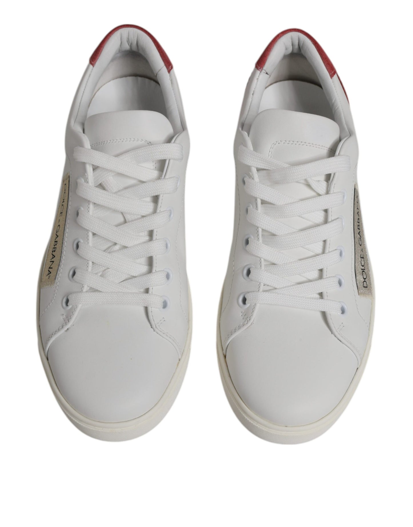 Dolce & Gabbana White London Calf Leather Sneakers Shoes