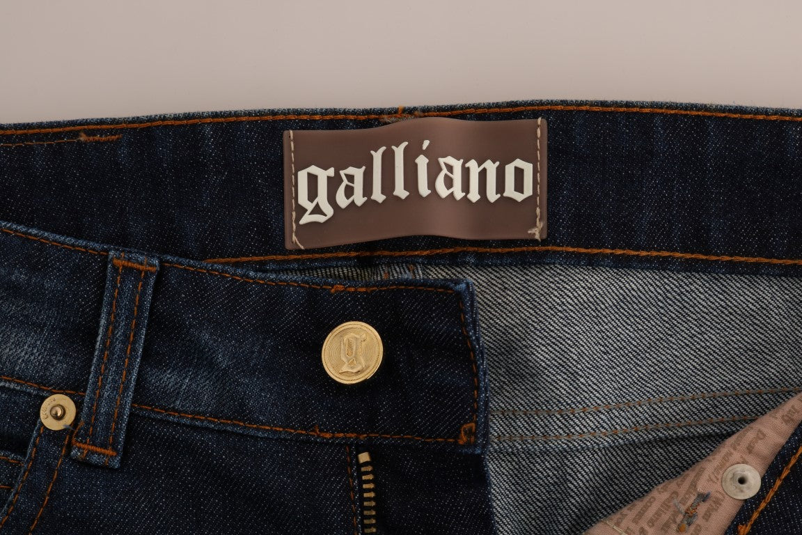 John Galliano Stylish Skinny Low Rise Denim Jeans - The Home of Luxury