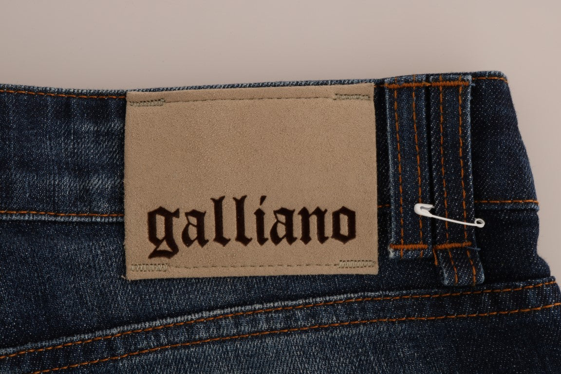 John Galliano Stylish Skinny Low Rise Denim Jeans - The Home of Luxury