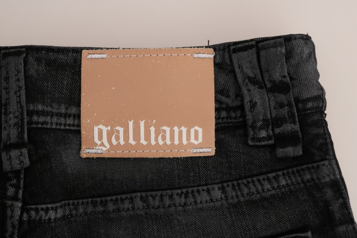 John Galliano Chic Gray Wash Regular Fit Jeans - The Home of Luxury