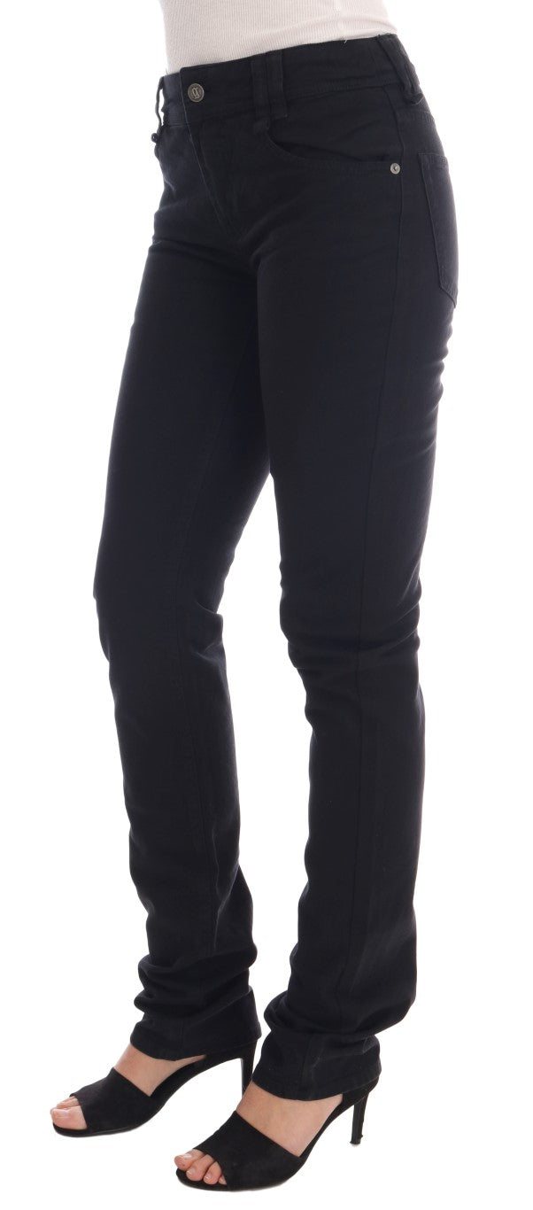 John Galliano Chic Black Regular Fit Denim Jeans - The Home of Luxury