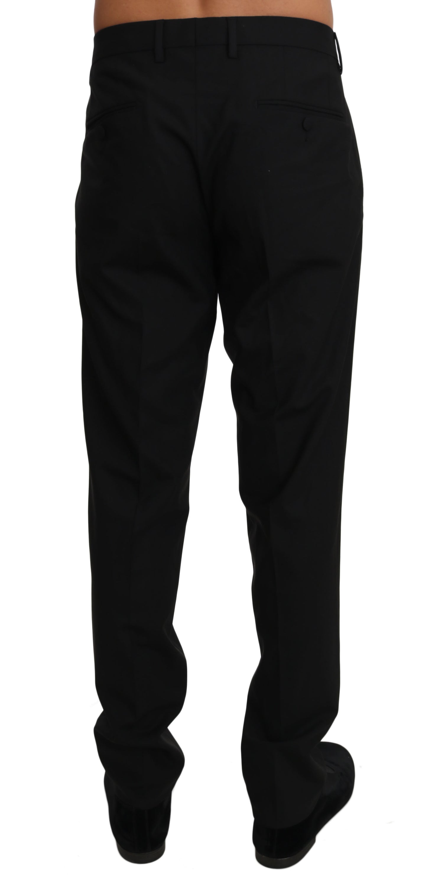 Dolce & Gabbana Elegant Formal Wool Blend Trousers - The Home of Luxury