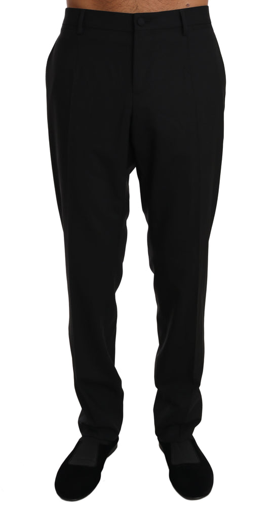 Dolce & Gabbana Elegant Formal Wool Blend Trousers - The Home of Luxury