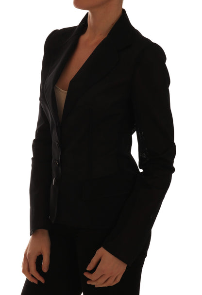 Dolce & Gabbana Semi-Transparent Darkgreen Nylon Blazer - The Home of Luxury